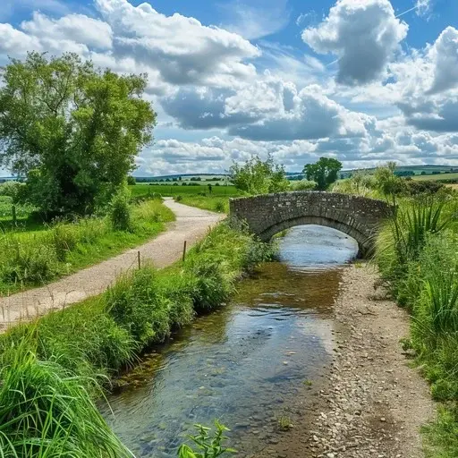 Agricultural land with natural water stream and infrastructure in Hyderabad