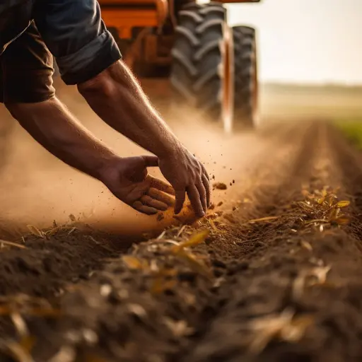 Fertile soil preparation on agricultural land for sale in Hyderabad